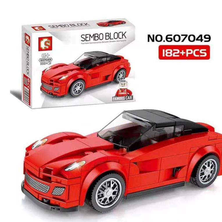 Hàng mới Lego xe đua lắp ghép kiểu bộ lắp ráp S Brand cho trẻ lứa phát triển tính sáng tạo và suy nghĩ logic