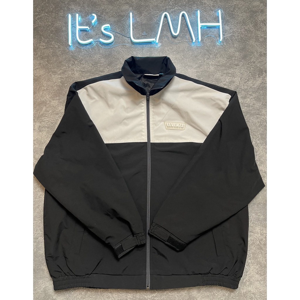 Áo khoác Jacket Zipper Black  LEVENTS