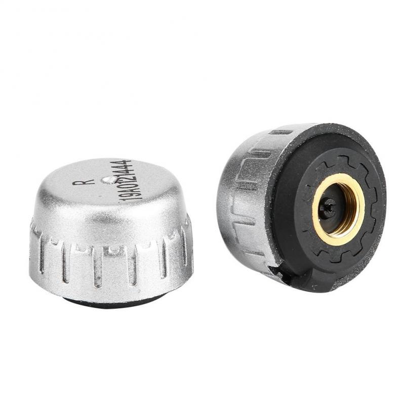 Thiết bị cảm biến áp suất lốp xe hơi có màn hình hiển thị TPMS kèm 2 đầu cảm biến