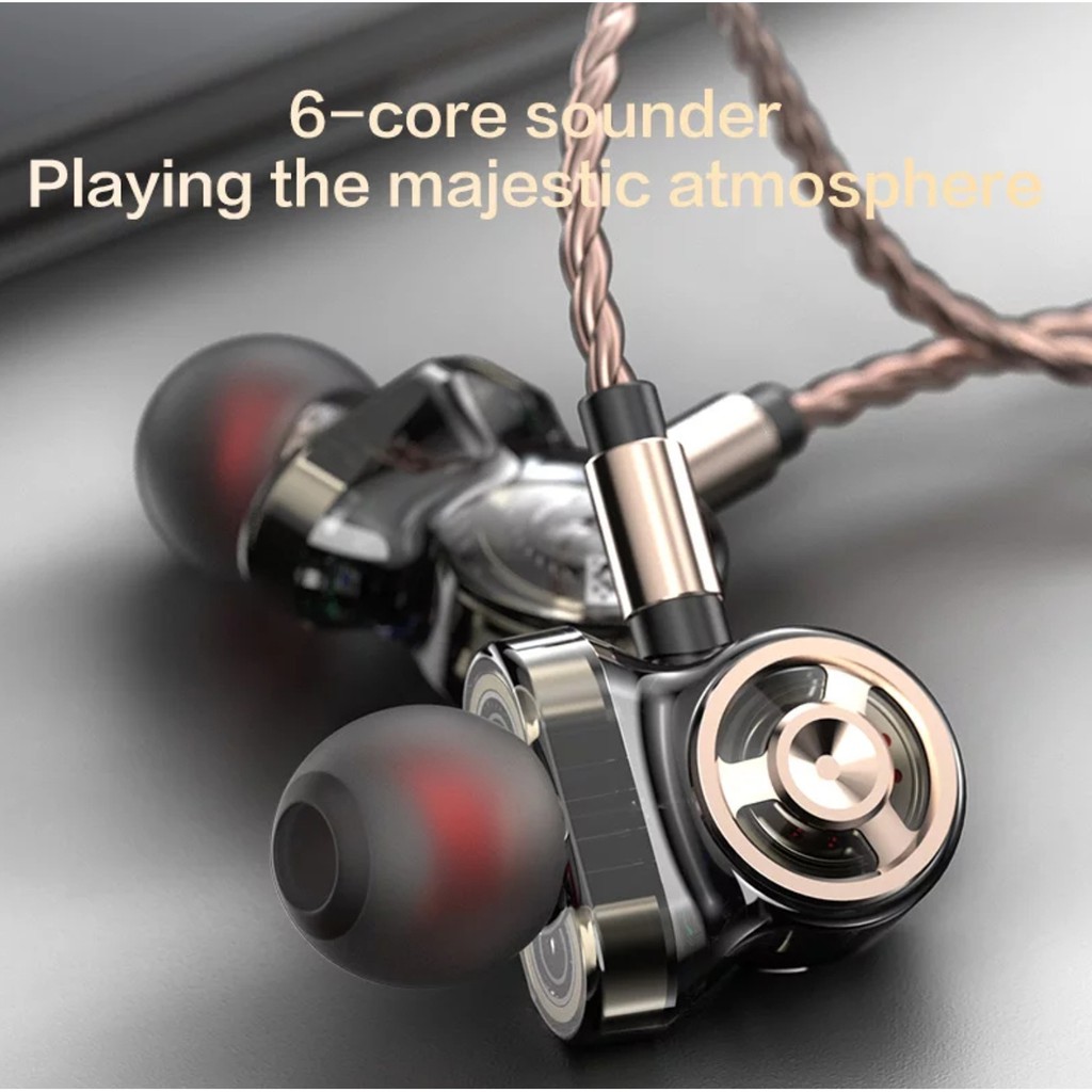 Tai Nghe Kiểm Âm QKZ CK10 - 6 driver dynamic âm bass cực mạnh