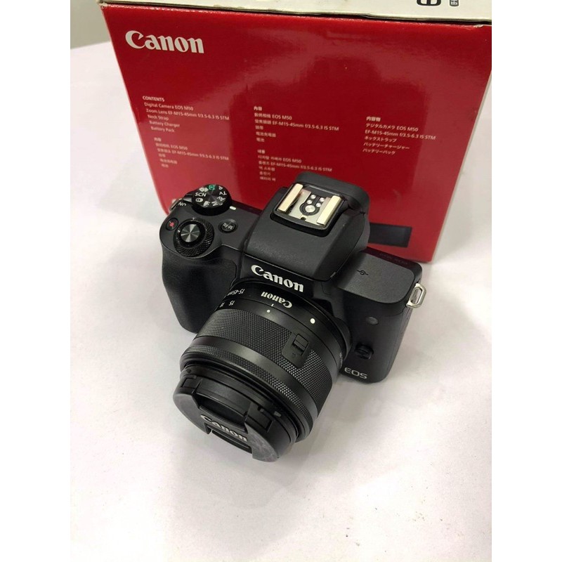 Máy ảnh Canon M50 kit 15-45mm 💥 like new 💥