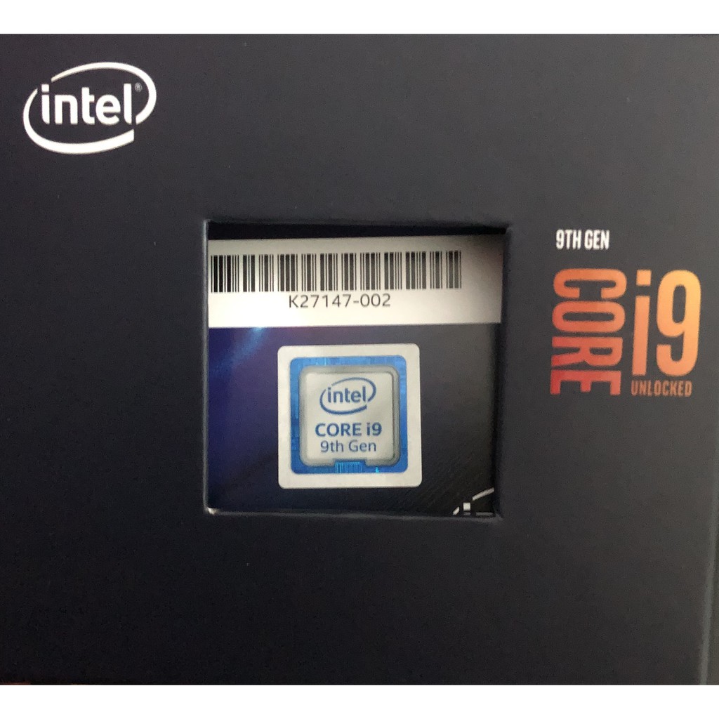 STICKER CORE I9 INTEL