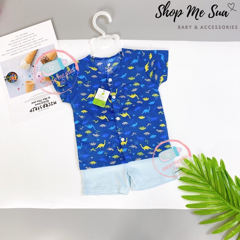 LULLABY Bộ Quần Áo Cộc Xô Cho Bé Trai Từ 8kg Đến 16kg