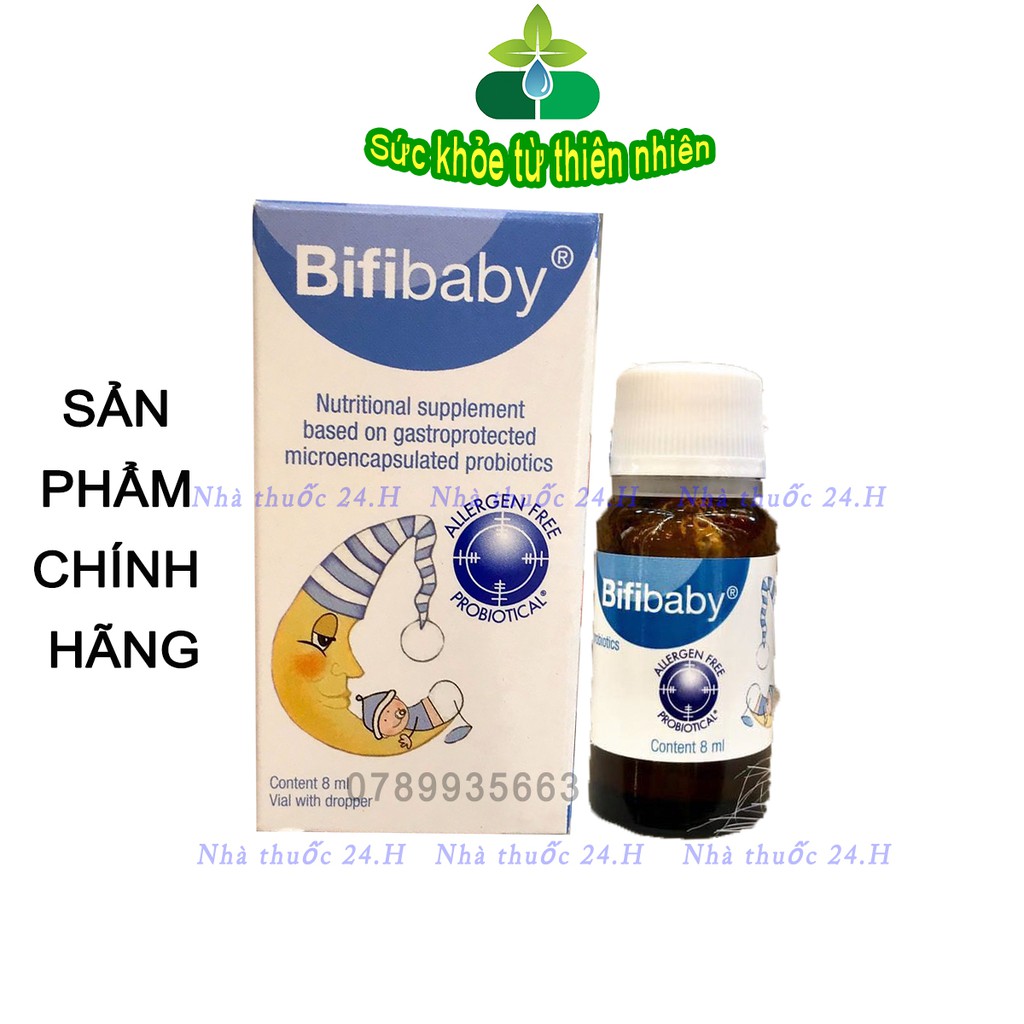 Men Vi Sinh Bifibaby Drop.Giúp Bé Từ Sơ Sinh Hết Táo Bón,Tiêu Chảy,Tiêu Hóa Tốt.Xuất Xứ Ý.Chai 8ml