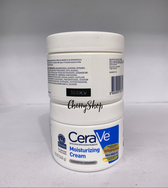 [Hàng USA] Kem dưỡng ẩm dành cho da khô CeraVe Moisturizing Cream (340g)