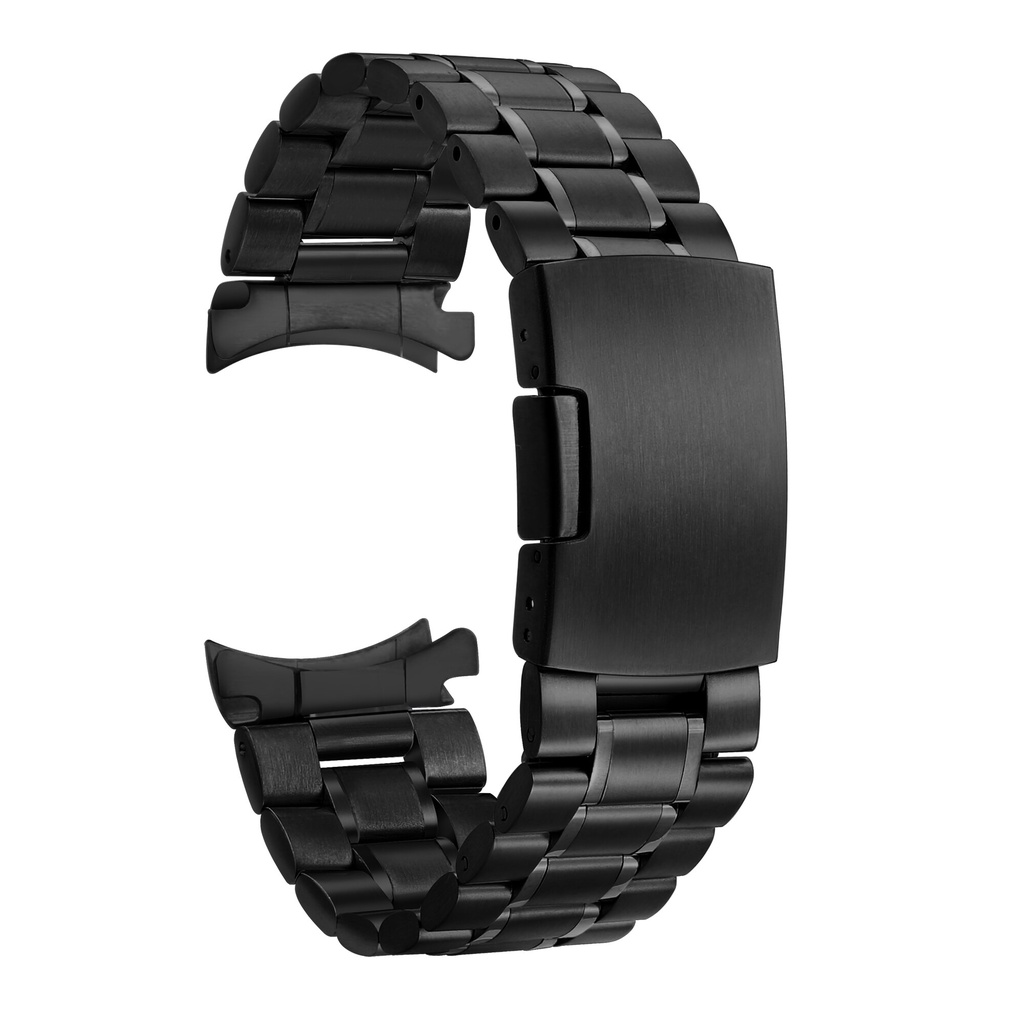 Dây đeo inox 16mm/18mm/20mm/22mm/24mm tùy chọn cho đồng hồ thông minh Samsung Galaxy 46 42mm Gear S3 Classic Frontier