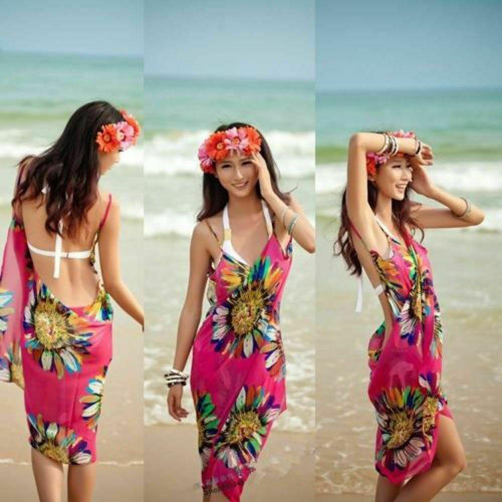 ESPO Đầm Bơi Hai Dây Hở Lưng Thời Trang Đi Biển Cho Nữ