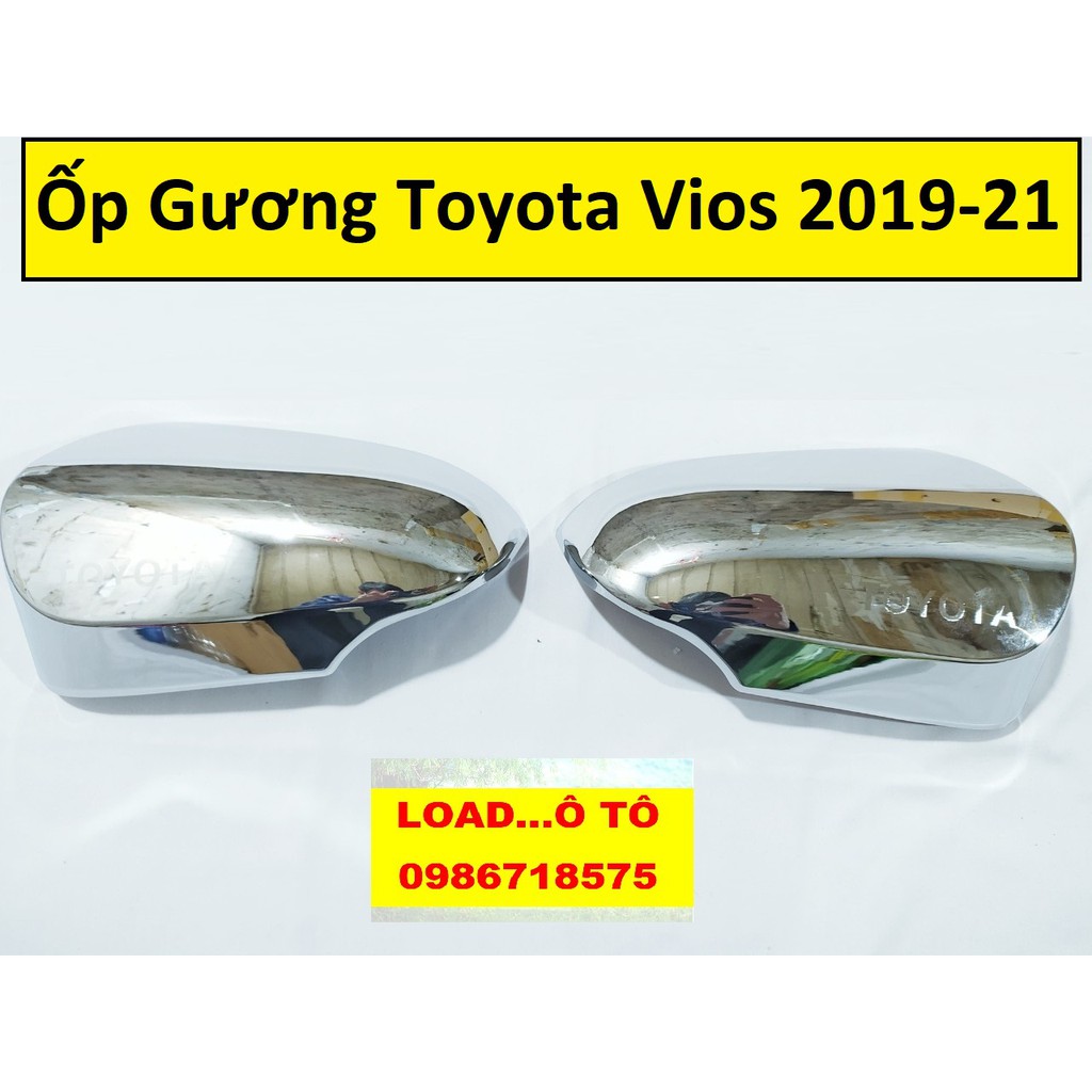 Ốp Gương Xe Toyota Vios 2022-2019 Mạ Crom Cao Cấp