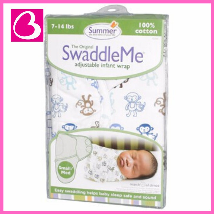 Chăn ủ kén summer infant swaddleme cotton cho bé - ảnh sản phẩm 4