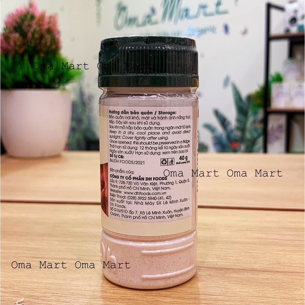 Bột hành nguyên chất Dh Food 40g