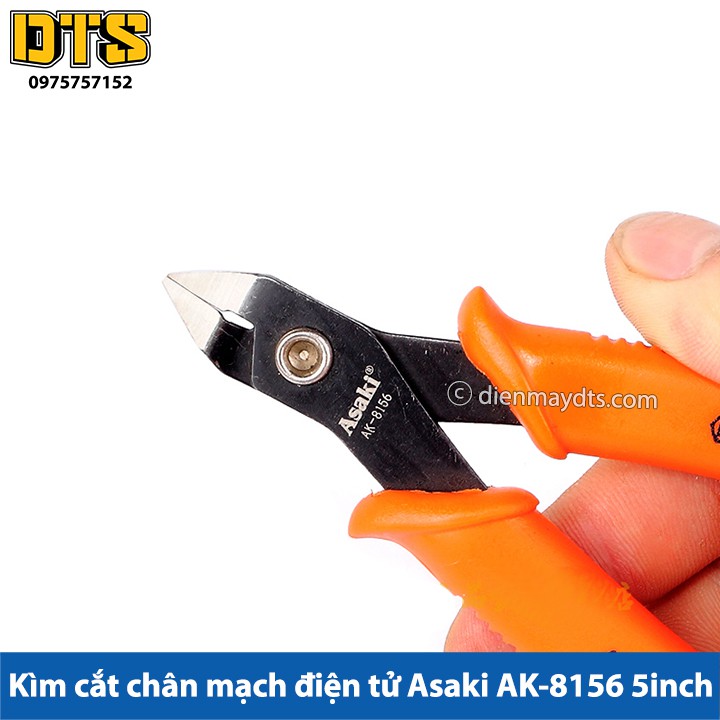 Kìm cắt chân mạch điện tử Asaki AK-8156 5inch