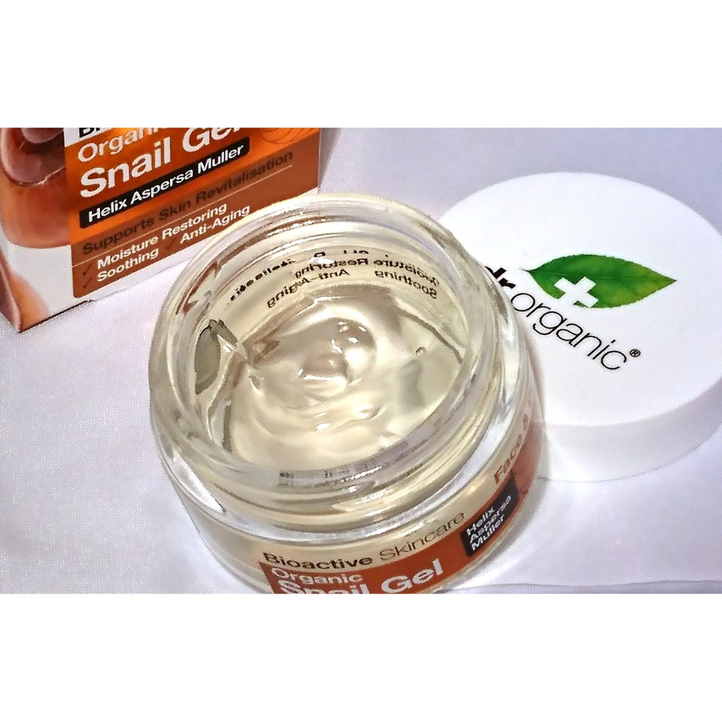 Kem dưỡng da chống lão hóa tinh chất ốc sên Dr.Organic Snail Gel 50ml