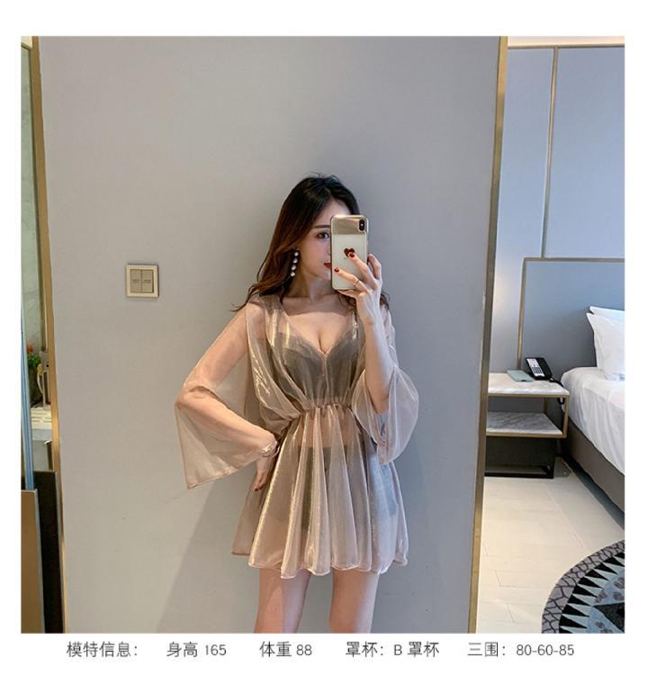 Set Đồ Tắm In Họa Tiết Phong Cách Hàn Quốc Quyến Rũ Dành Cho Nữ | BigBuy360 - bigbuy360.vn