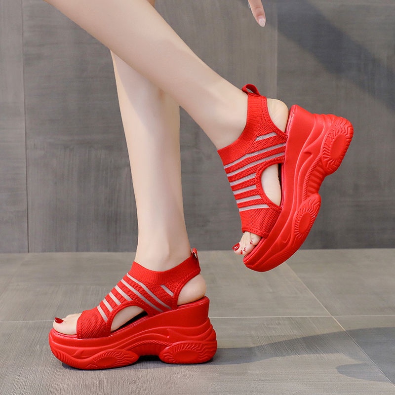 Giày Sandal Đế Dày Phong Cách Roman Thời Trang Mùa Hè Mới 2023