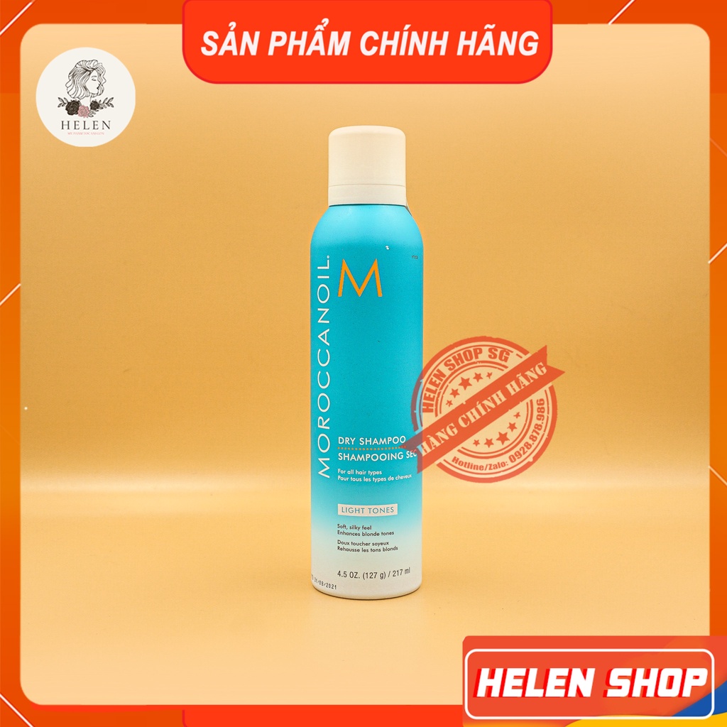 Dầu Gội Khô Cho Tóc Tối Màu MOROCCANOIL DRY SHAMPOO DARK TONES
