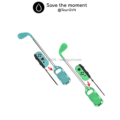 Bộ gậy đánh Golf (iplay) cho Joy-con Nintendo Switch - 1 cặp