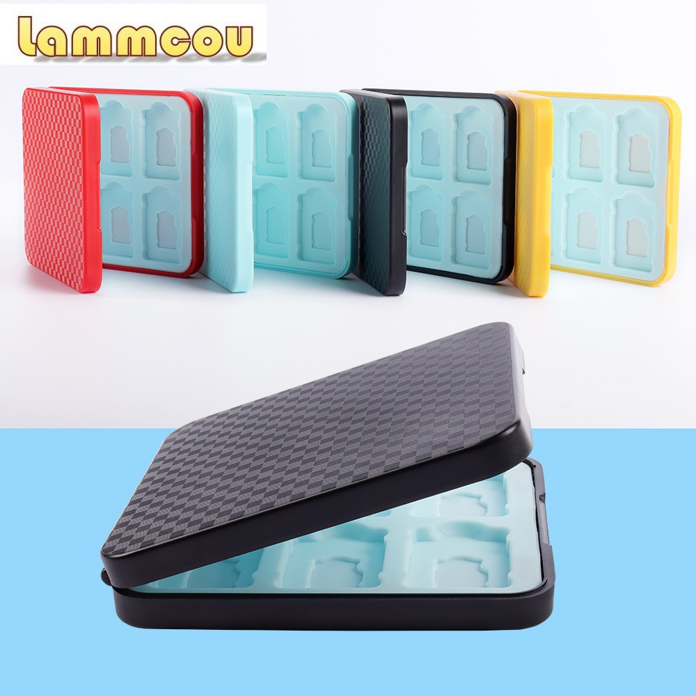 Lammcou Game Card Case compatible with Nintendo Switch Switch, Portable &amp; Hard Shell Protective Cartridge Holder