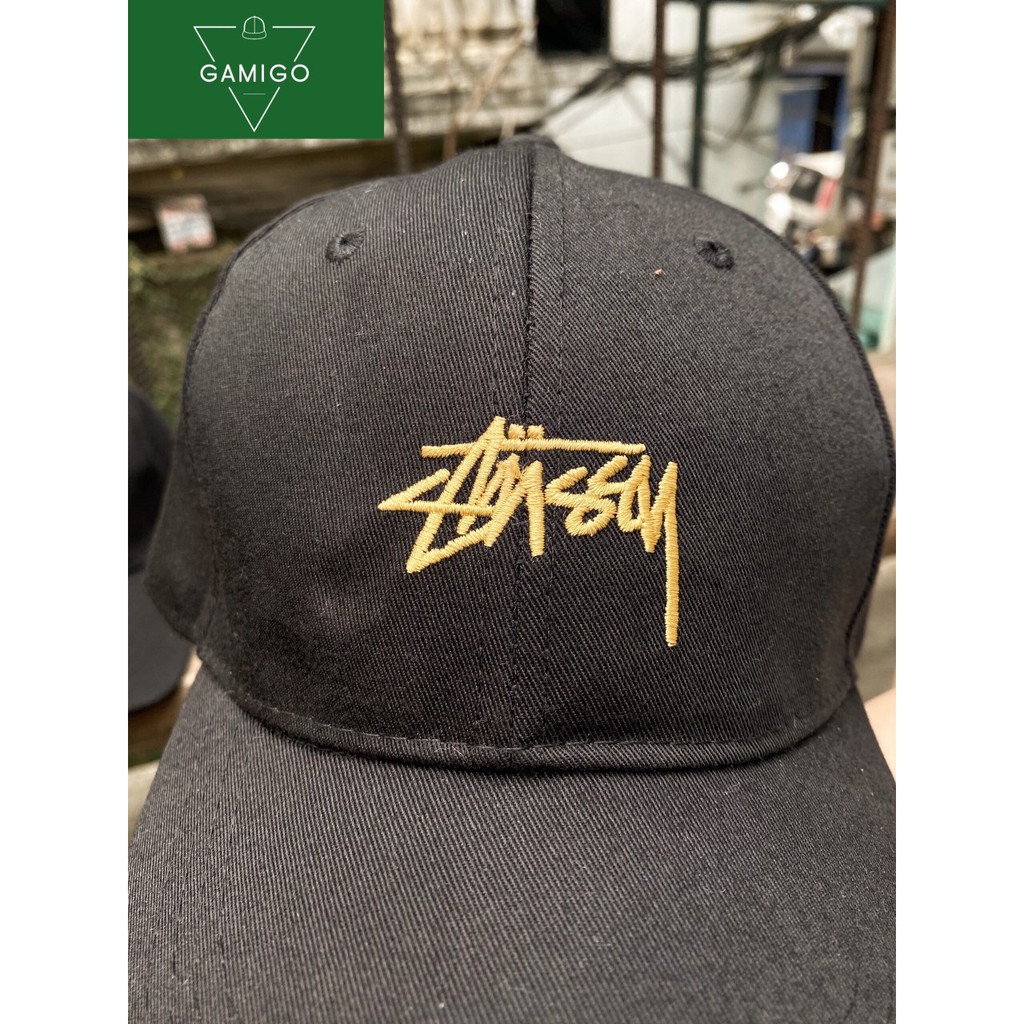 Nón/Mũ lưỡi trai STUSSY phong cách thêu chữ nổi đẹp