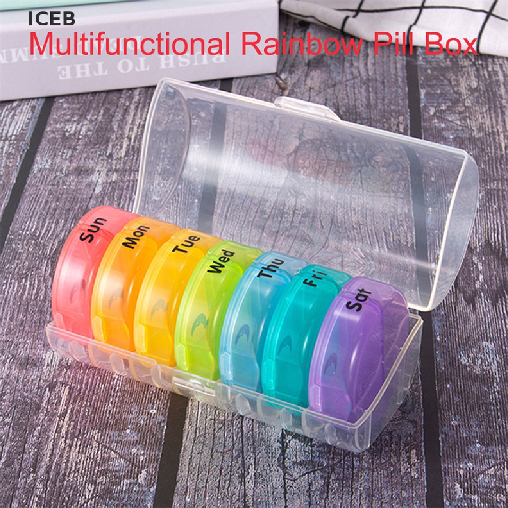 Hộp Đựng Thuốc 7 Ngày Trong Tuần Tiện Lợi my