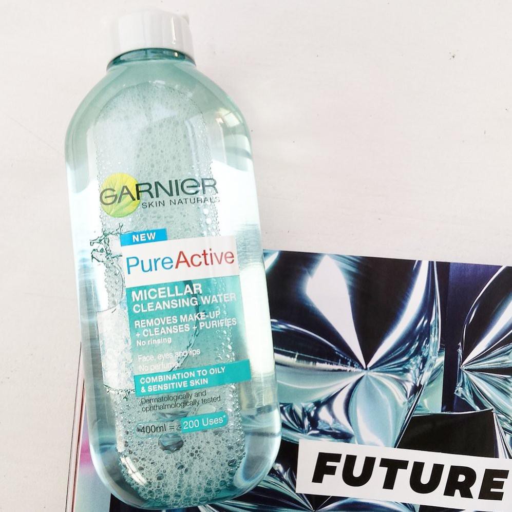 Garnier Pure Active Micellar Cleansing Water - Nước Tẩy Trang Thế Hệ Mới 400ml/125ml | BigBuy360 - bigbuy360.vn