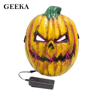 3 For Halloween Costume Masks Cosplay LED Pumpkin Mask For Party Brilliant