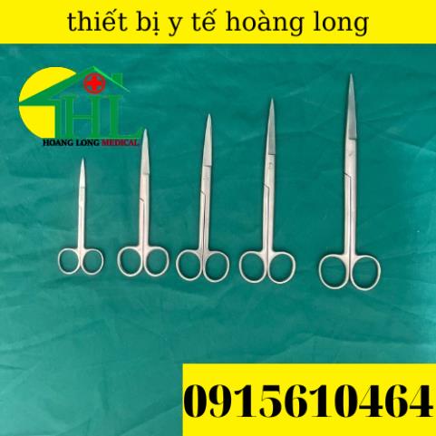 Kéo Thẳng Nhọn - Kéo Y Tế Các Size GOLDSUN Pakistan