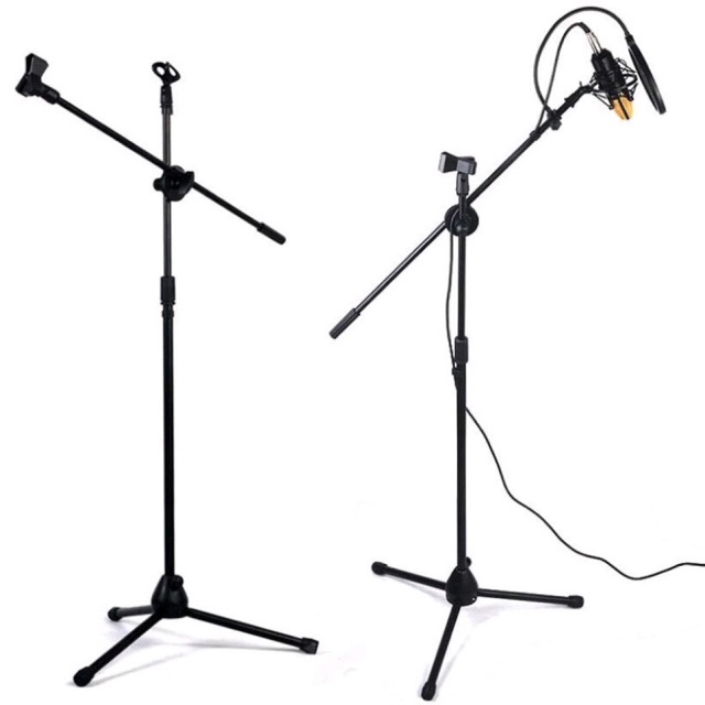 Chân Để Mic Đứng Boom star để được các loại mic như thu âm và karaoke bh 6 tháng