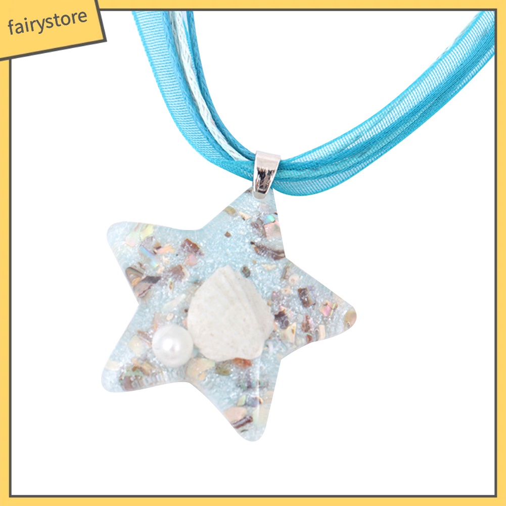 Dây chuyền kim loại mặt ngôi sao năm cánh thời trang cho nữ