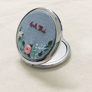Gương thêu tay handmade (2 mặt gương)