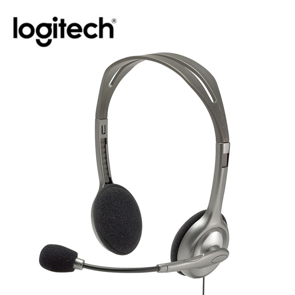 [Mới đến] Tai Nghe âm Thanh Nổi Văn Phòng Logitech H111 Có Micrô 3,5 Mm Tai Nghe Khử Tiếng ồn để Gọi Nhạc Chơi Game