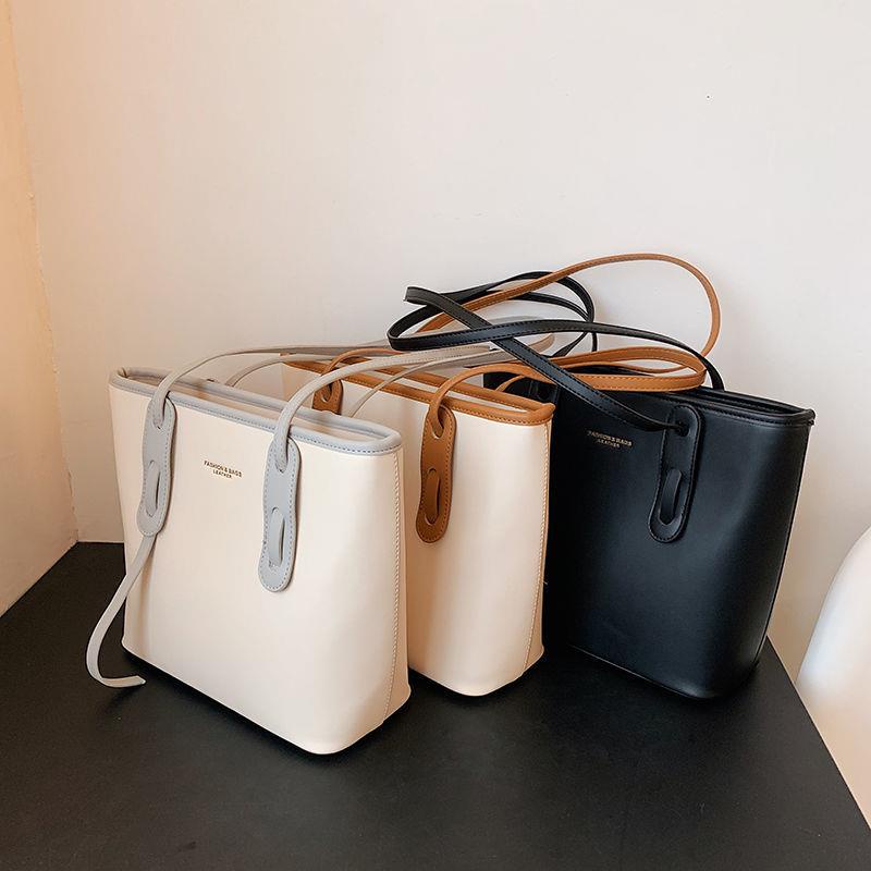 Túi Xách Đeo Vai Thiết Kế Phong Cách Pháp Sức Chứa Lớn Thời Trang Thu Đông Mới Cho Nữ