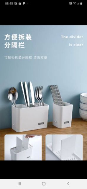 Ống cắm đũa thìa treo hoặc để bàn cao cấp