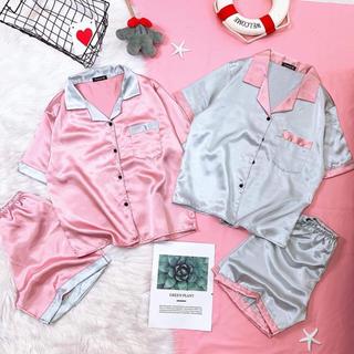 Đồ bộ lụa phối đùi