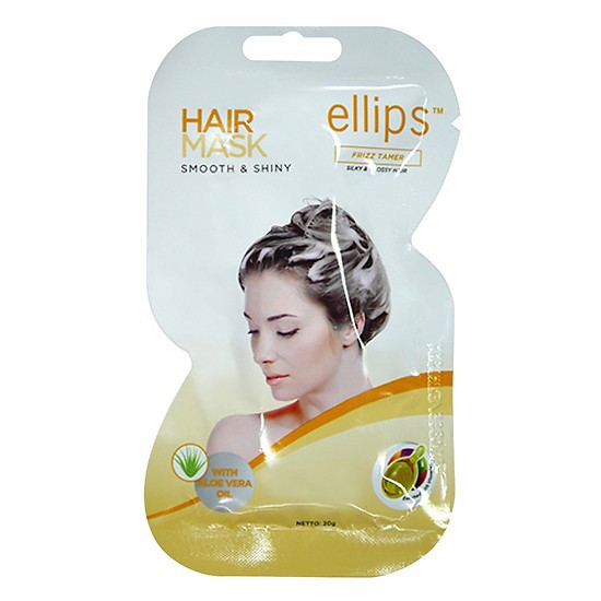 Kem ủ tóc Ellips mềm mượt óng ả Smooth & Shiny 20g