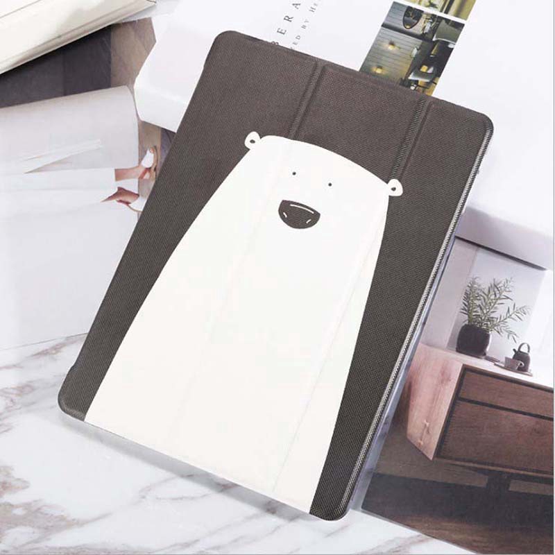 2017/2018 iPad Air2 Case Mini 234 iPad Flip Cartoon Stand PU Case Auto Sleep Smart Cover