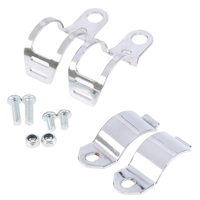 Tai bắt xi nhan, full bộ có kèm ốc, phù hợp mọi loại ty thụt  cho Harley Cafe Racer Chopper Bobber
