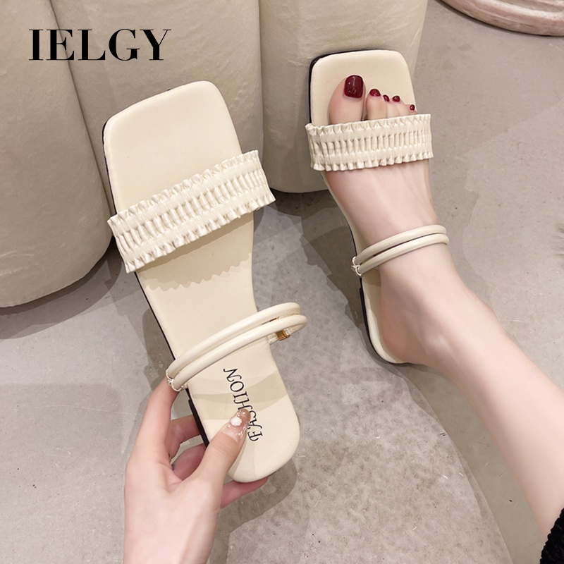 Dép sandal IELGY đế bằng chống trượt thời trang dành cho nữ