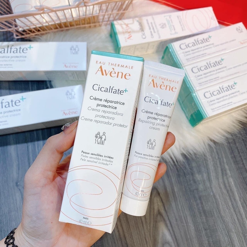 Kem dưỡng ẩm phục hồi Avene Cicalfate Repairing Protective Cream 100ml bản Pháp