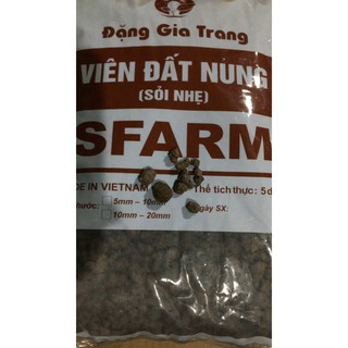 VIÊN ĐẤT NUNG ( SỎI NHẸ ) - TÚI 5DM3