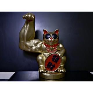 Mèo thần tài phiên bản cục súc - Mèo thần tài tay to - Mèo Maneki Neko.