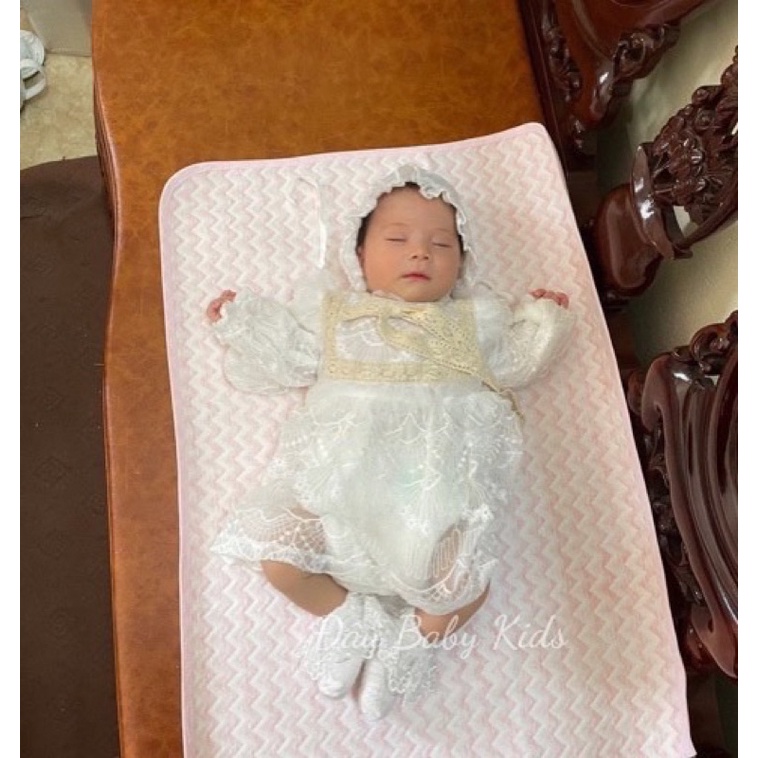 Váy công chúa ren mềm sang xịn mịn cho bé từ 3 --> 13kg