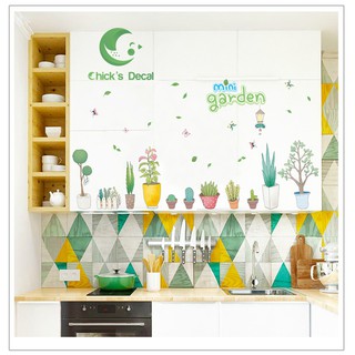 Decal dán tường MINI GARDEN