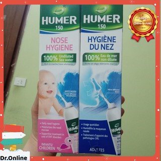 Humer 150ml dung dịch xịt mũi dạng phun sương