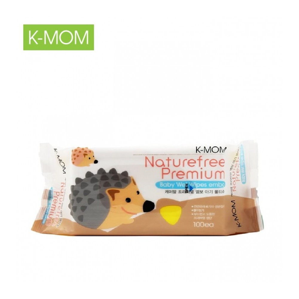 Khăn ướt cao cấp K-Mom Hàn Quốc vân nổi (100c)