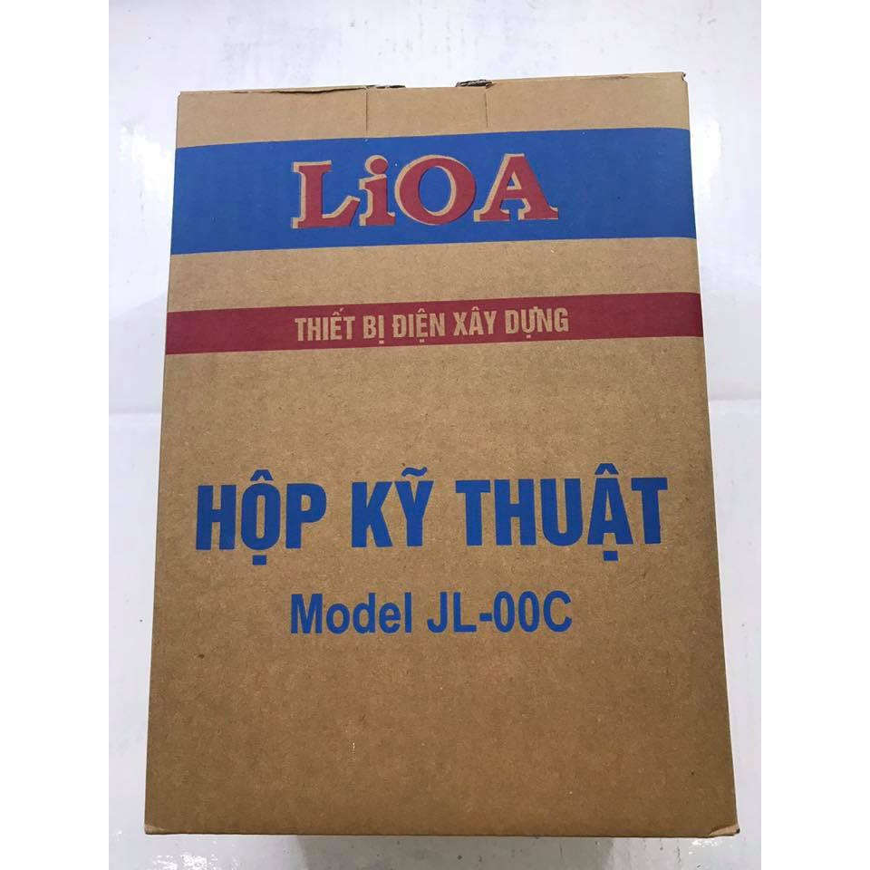 Hộp Nhựa Kĩ Thuật Lioa JL 00C,  Tủ Nhựa LIOA JL00C | Nhựa ABS chắc chắn, có ron kín nước, Tặng Phụ Kiện Ốc Vít