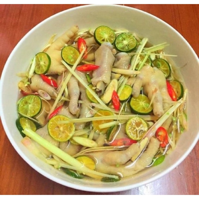 Chân gà rút xương khay 1kg trắng các hãng, chế biến nhiều món tiện lợi