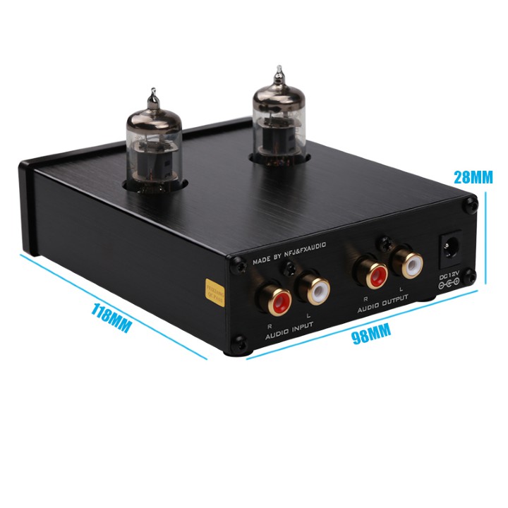 Bộ Chỉnh Khuếch Đại Âm Thanh Fx Audio Tube-03 6J1 Preamplifier Đèn, Chỉnh Bass-Treble