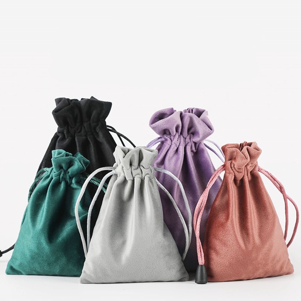 Túi rút dây đựng trang sức / kẹo chống bụi nhiều màu tùy chọn sáng tạo
