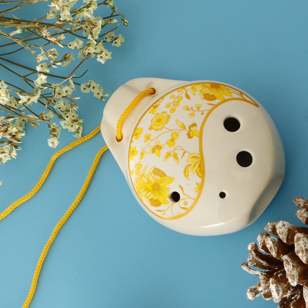 1 Chìa Khóa Kèn Alto Ocarina Gốm 6 Lỗ C Dành Cho Trẻ Em Và Người Lớn