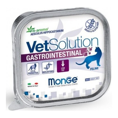 Pate Monge VetSolution Gastrointestinal hỗ trợ tiêu hóa cho mèo 100g